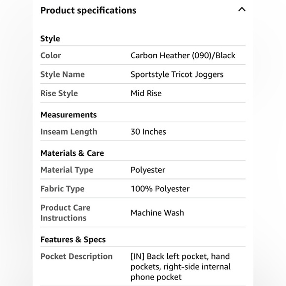 Under Armour Men's Sport-style Tricot Joggers-Gray-Size Medium Tall - Picture 12 of 12